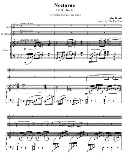 Bruch Op.83 No.6